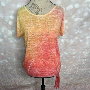 PRANA - Burnout Top With Tie Detail Medium